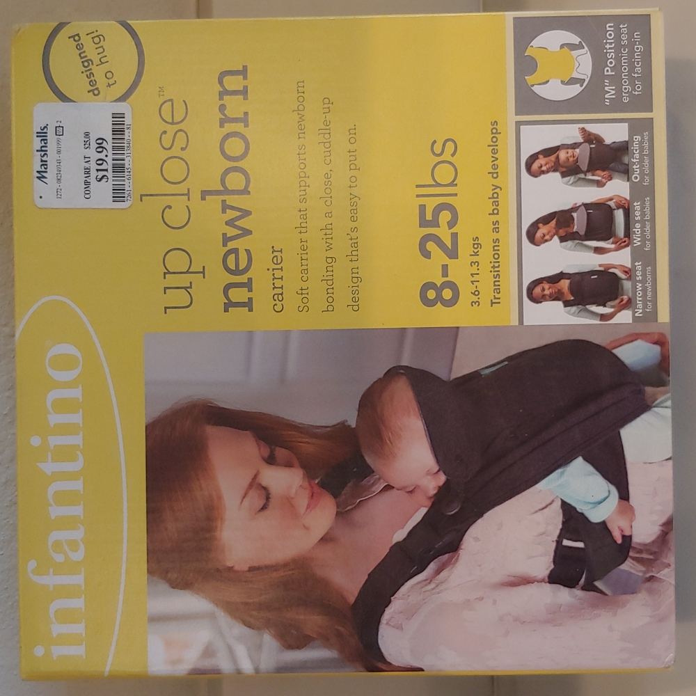 Up close newborn carrier